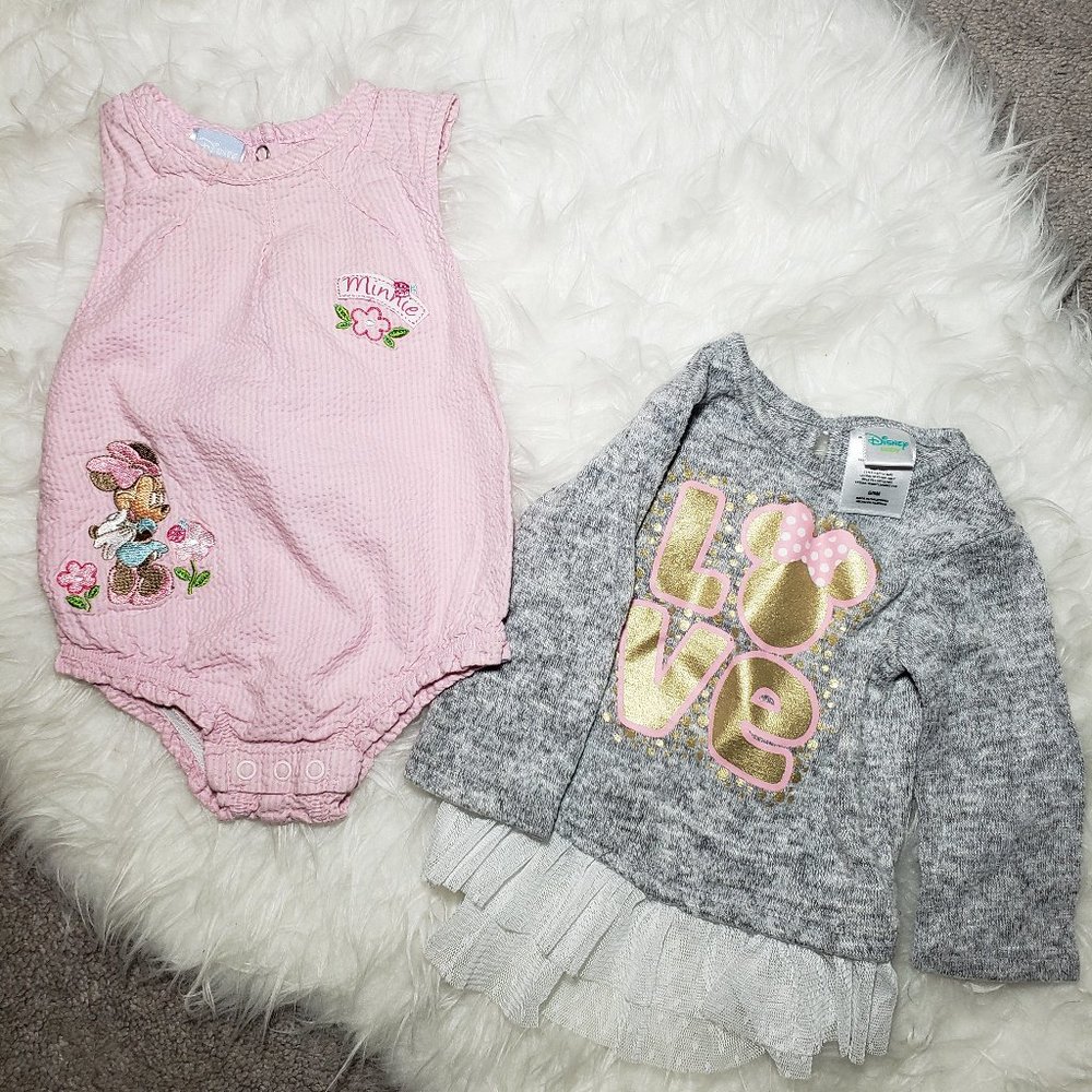 Disney Minnie Baby Girl Bundle of 2